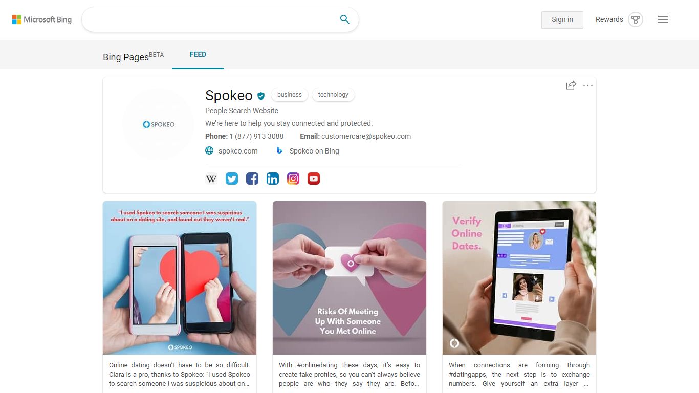 Spokeo (@spokeo) | Bing Pages